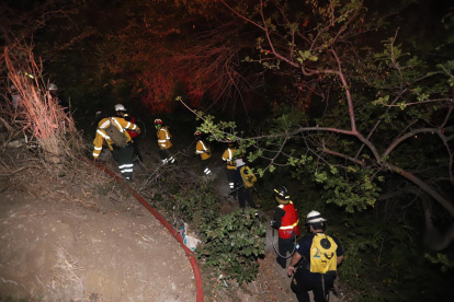 Las llamas se podías observar desde la avenida Carlos Julio Arosemena y sectores aledaños.