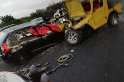El accidente de tránsito ocurrió en la vía Panamericana Sur.