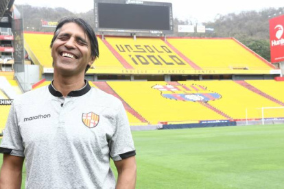 Tabaré Silva tuvo un paso fugaz por Barcelona en la recta final de esta temporada. Fue un paréntesis a su trabajo en Deportivo Cuenca.