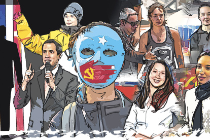 Selección de los personajes que salieron del anonimato en 2019.