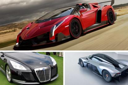 Tres de los 10 autos más caros del mundo.