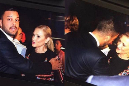 Ramírez saluda a la expresidenta de la Comunidad de Madrid, Cristina Cifuentes, en una imagen sin fechar.