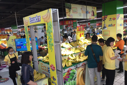 La exportación del banano ecuatoriano a Asia va en crecimiento.