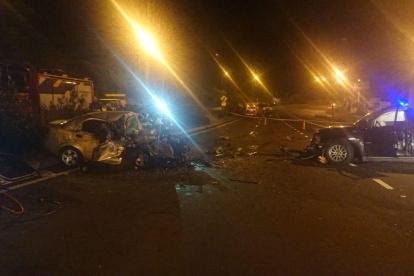 Tras el impacto, cuatro militares fallecieron; mientras un quinto uniformado resultó con un trauma cráneo encefálico.