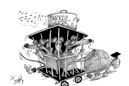 Bien aceitada para que no avance.