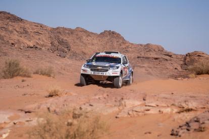 Sebastián Guayasamín completó la cuarta etapa del rally Dakar y ascendió a lugar 47 de la clasificación general.