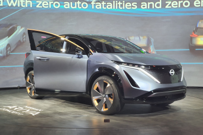 Ariya Concept es el crossover de cero emisiones que incorpora Nissan Intelligent Mobility.