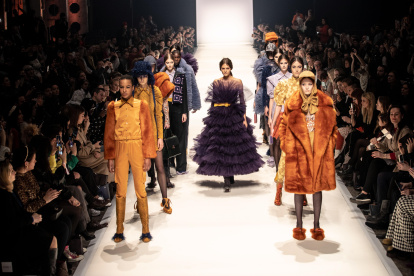 Pasarela en el Mercedes-Benz Fashion Week en Berlín.