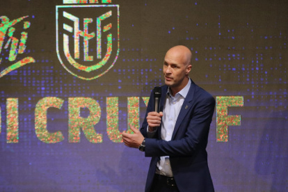 Jordi Cruyff, en su nombramiento como técnico de Ecuador.