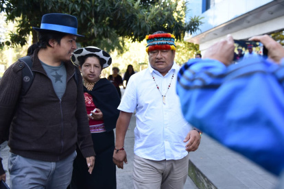 Jaime Vargas llega a la Fiscalía de Soluciones Rápidas a dar su versión.