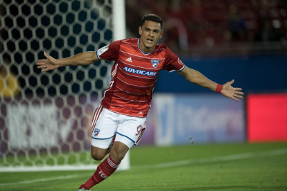 Cristian Colman con la camiseta del FC. Dallas, su último club.