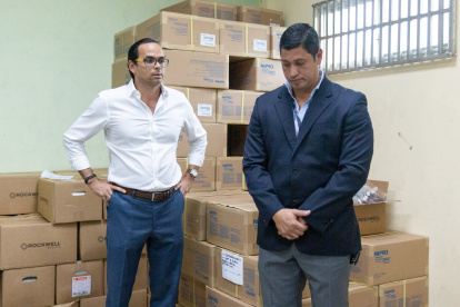 El gobernador Duart solicitó al gerente del hospital que se abastezca la bodega.