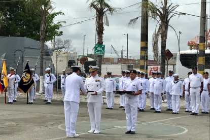 El relevo de la Capitanía del Puerto de Guayaquil.