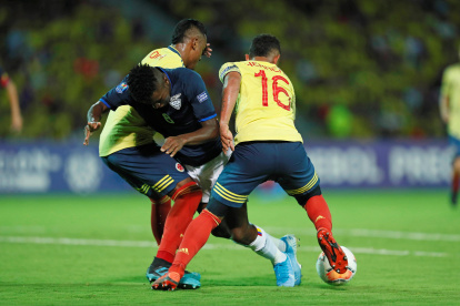 Ecuador fue goleado por Colombia la noche del martes 21 de enero de 2020 en la segunda fecha del Preolímpico Sub-23.