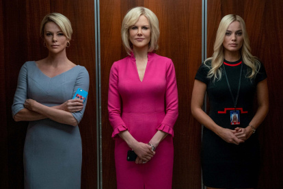 Charlize Theron, Nicole Kidman y Margot Robbie protagonizan esta historia basada en hechos de la vida real.