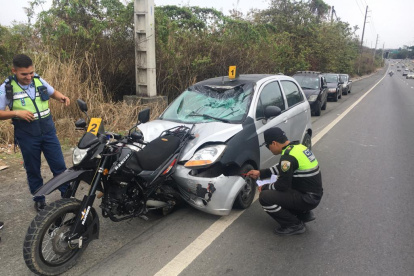 Hecho. En la imagen se registra uno de los tantos accidentes ocurridos en la Perimetral.