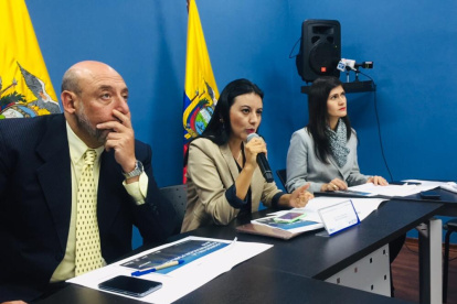 Silvana Vallejo, directora del Sercop, presentó los resultados de 2019.