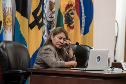 Juicio. Petita Albarracín, madre de Paola, contó una vez más la historia de su hija. Esta vez ante la Corte IDH.