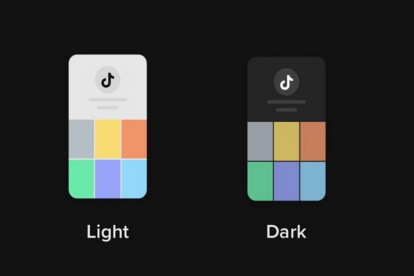 El modo oscuro de TikTok buscará coincidir con la configuración de cada dispositivo.
