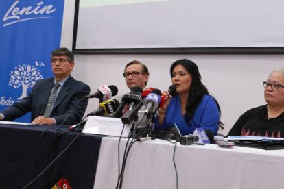 Sesión. La rueda de prensa se desarrolló este miércoles 29 de enero de 2020.