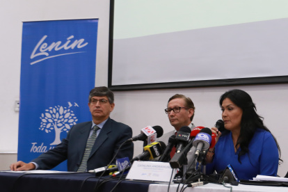 La ministra de Salud, Catalina Andramuño, informó la noche del 29 de enero sobre la evolución del ciudadano chino y las medidas adoptadas por el coronavirus.