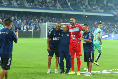 El portero que fuera cuatro veces campeón con Emelec, pisó ayer el Capwell como nuevo jugador de Liga de Portoviejo.