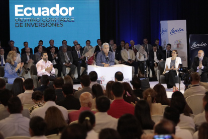 El presidente Lenin Moreno se reunió con empresarios en Guayaquil, en el evento se anunció el monto total de los contratos de inversiones de 2019.