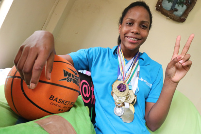 La basquetbolista ecuatoriana, Blanca Quiñónez, tiene contrato firmado en Italia desde el año pasado.