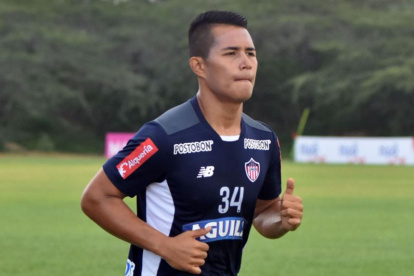 El atacante colombiano cuando militaba en el Junior de Barranquilla.
