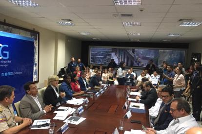 Autoridades locales y nacionales se reunieron ayer para hacer la rendición de cuentas del Plan Más Seguridad.