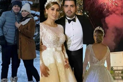 La prensa mexicana publicó fotos de la boda que aparecieron en redes sociales Crédito: ANSA