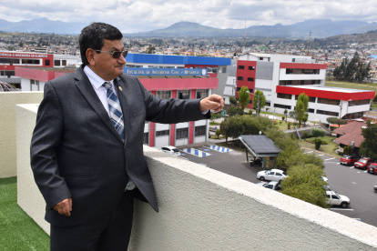 Galo Naranjo López es también rector de la Universidad Técnica de Ambato (UTA).