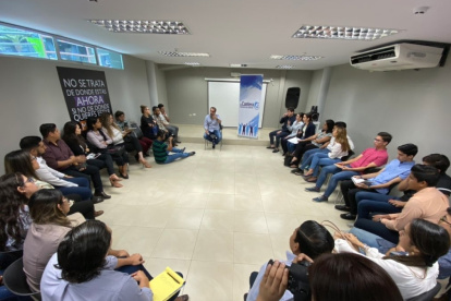 La Cantera, el espacio de formación política del Partido Social Cristiano, realiza charlas a jóvenes.