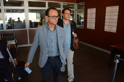 Audiencia. El periodista Christian Zurita fue el tercer testigo presentado por la Fiscalía General del Estado.