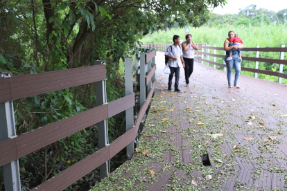 Las camineras del tramo que va desde Guayaquil a Santay tienen más de 350 huecos.