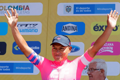 Jonathan Caicedo sigue como líder del Tour Colombia tras dos etapas.