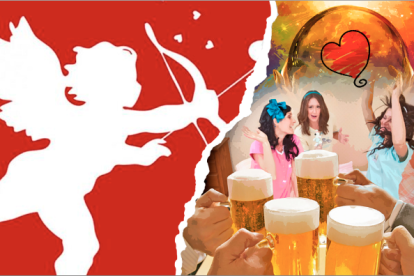 Los solteros también se deciden a disfrutar la fiesta.