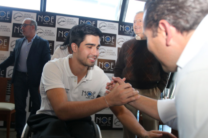 El piloto ecuatoriano Juan Manuel Correa se recupera de un grave accidente sufrido en una competencia de Fórmula 2, el 31 de agosto de 2019.