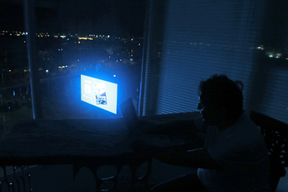 El cartel de luces fue ubicado hace un mes, según explicaron a EXPRESO los afectados.