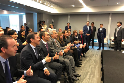 Lenín Moreno se reunió con empresarios en Atlantic Council