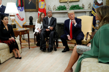 Trump dijo que un acuerdo comercial con Ecuador seguiría el modelo del convenio firmado con Canadá y México.