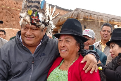 El presidente de la Conaie participó el pasado 17 de febrero del Parlamento de los Pueblos en Nabón, provincia de Azuay.