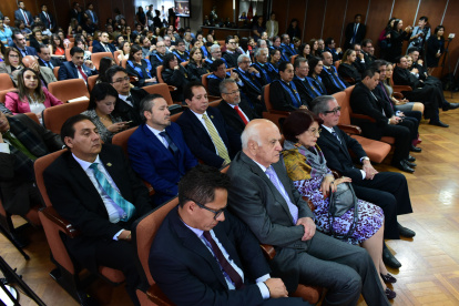 Dos expresidentes de la desaparecida Corte Suprema de Justicia y una exfiscal asistieron a la rendición de cuentas.