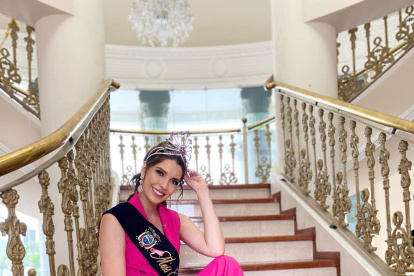 Cristina Hidalgo, la actual Miss Ecuador.