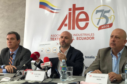 La Asociación de Industriales Textiles del Ecuador respalda un acuerdo comercial con Estados Unidos.