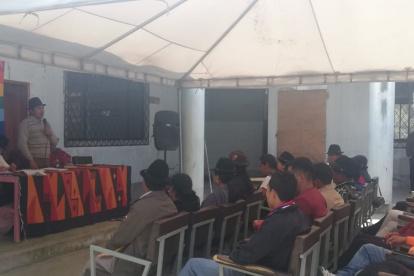 Asamblea de la Conaie, en Cotopaxi