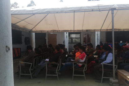 Reunión de indígenas en Cotopaxi para hablar de las declaraciones de Jaime Vargas
