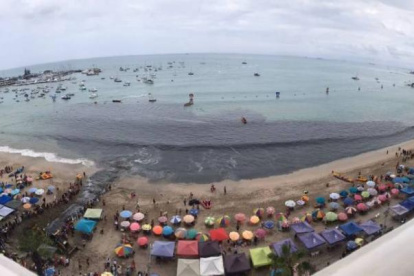 Salinas. Carnaval 2020. Desfogue aguas lluvia.
