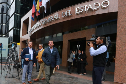 El asambleísta Fabricio Villamar acudió a la Procuraduría General