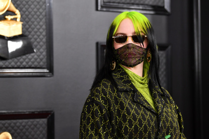 Así se vio a la estadounidense Billie Eilish el pasado mes de enero durante la edición 62 de los premios Grammy.